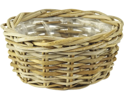 Proutěný květináč s fólií