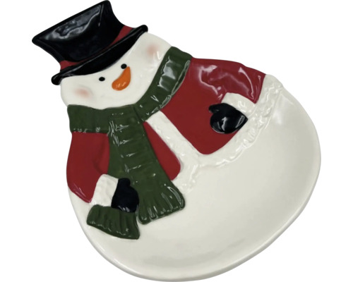 Miska sněhulák jako dekorace stolu