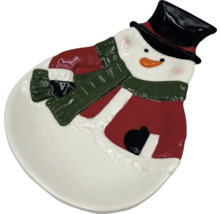 Servírovací talíř ve tvaru sněhuláka