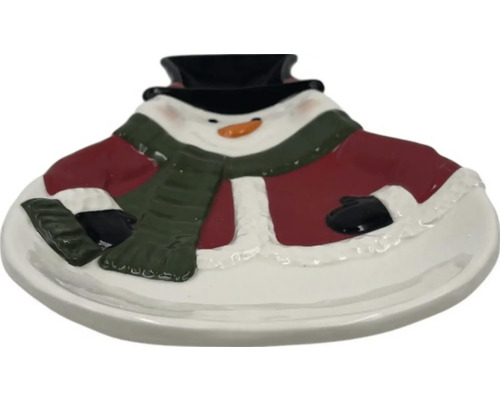 Miska ve tvaru sněhuláka pro sezónní dekorace