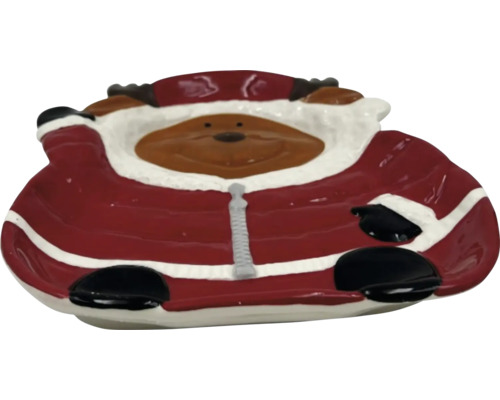 Dekorativní mísa s designem soba pro vánoční období