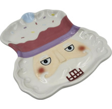 Dekorativní talíř s obličejem louskáčka