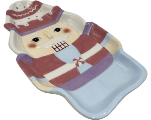 Dekorativní miska na ořechy z keramiky.