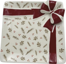 Dekorativní talíř se vzorem mašle