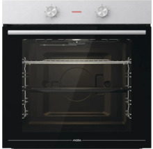 Trouba Mora se skleněnými dvířky a ovládacími prvky