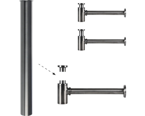 Odtoková souprava s ponornou trubkou a zápachovou uzávěrkou