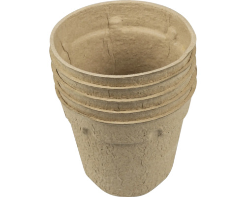 Stoh rašelinových květináčů pro zahradnické potřeby