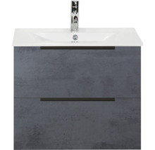 Skříňka pod umyvadlo se dvěma zásuvkami, umyvadlo a baterie