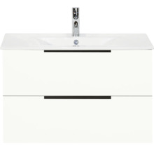 Skříňka pod umyvadlo s umyvadlem a dvěma zásuvkami