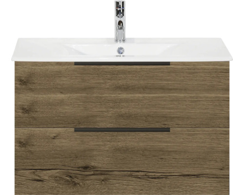 Umyvadlová skříňka se dvěma zásuvkami a baterií