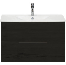 Skříňka pod umyvadlo se dvěma zásuvkami a umyvadlem na desku