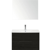 Kombinace umyvadla se zrcadlem, umyvadlem a spodní skříňkou