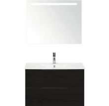 Umývadlová sestava se zrcadlem a spodní skříňkou