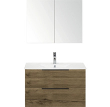 Skříňka pod umyvadlo se zrcadlem do koupelny