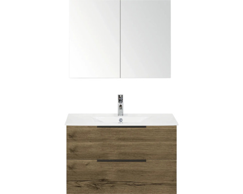 Skříňka pod umyvadlo se zrcadlem do koupelny