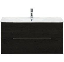 Skříňka pod umyvadlo se dvěma zásuvkami a umyvadlem na desku