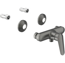Sprchová baterie páková AVITAL CLARO eco gun metal 119440