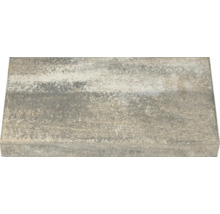 Betonový plot Rivago stříška 47x27x5 cm šedohnědočerná