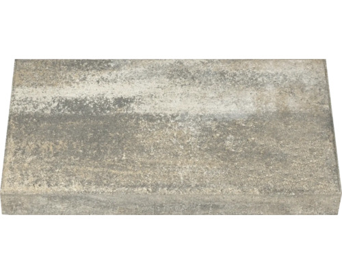 Betonový plot Rivago stříška 47x27x5 cm šedohnědočerná Betonová dlažební kostka