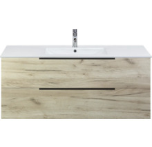 Skříňka pod umyvadlo s umyvadlem a baterií