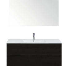 Umyvadlo se skříňkou a zrcadlem do koupelny