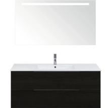 Kombinace umyvadla se zrcadlem a osvětlením