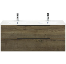 Umyvadlová skříňka se dvěma zásuvkami a dvěma bateriemi