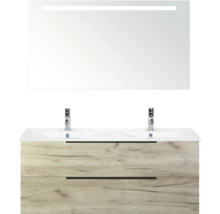 Koupelnový nábytkový set s umyvadlem, spodní skříňkou a zrcadlem