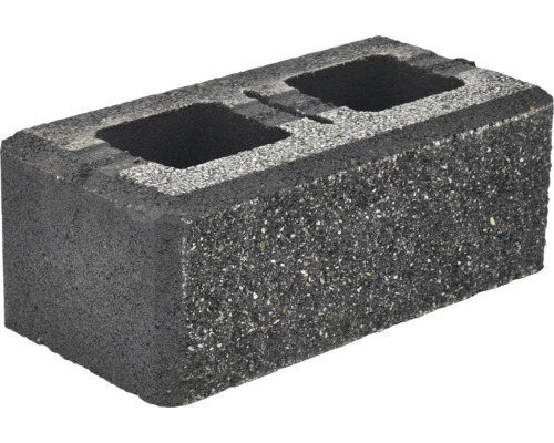 Betonový plot Alfa Block 40x20x15 cm HX 5/20/BF černý