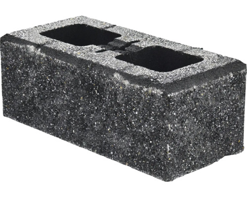 Betonový plot Alfa Block 40x20x15 cm HX 5/20/3BFP černý