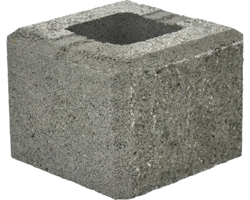 Betonový plot Alfa Block 20x20x15 cm HX 3/20/BF přírodní