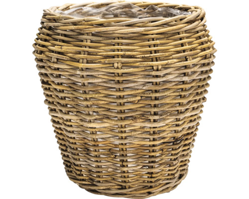 Květináč z ratanu