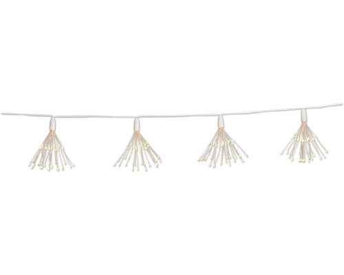 LED světelný řetěz květiny Lafiora venkovní 200 LED, jantarové světlo Světelný řetěz s dekorativním světelným efektem pro vnitřní použití