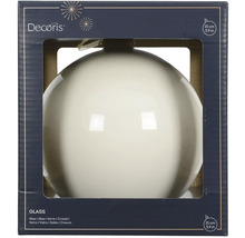 Skleněná vánoční koule Decoris, 15 cm v krabici
