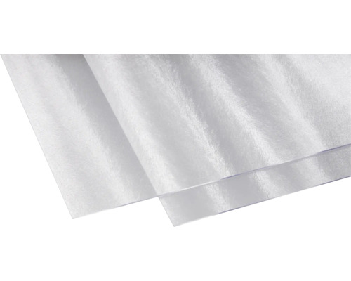 Plexisklo GUTTA polystyrol 1000 x 500 x 2,5 mm činčila, čiré Dvě průhledné plastové desky