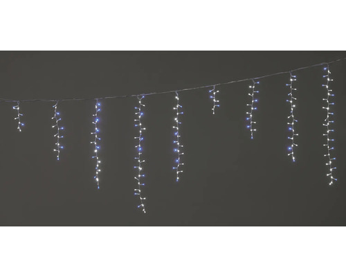 LED světelný řetěz se vzhledem rampouchů