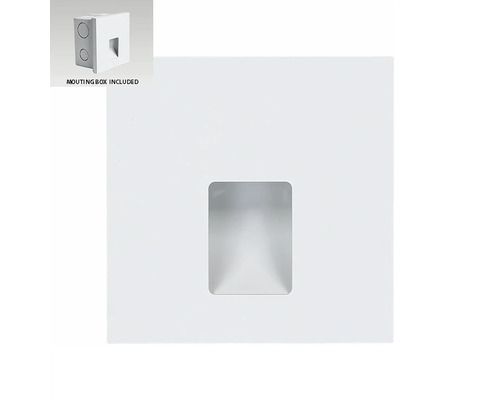 LED zápustné osvětlení Luxera 70421 STEP LIGHT VIX 1 W 55 lm bílé
