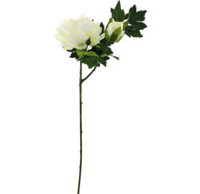 Dekorativní umělá květina s květem a poupětem