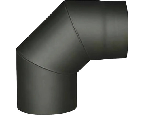 Koleno kouřové 200mm/90st.t.1,5mm ČER