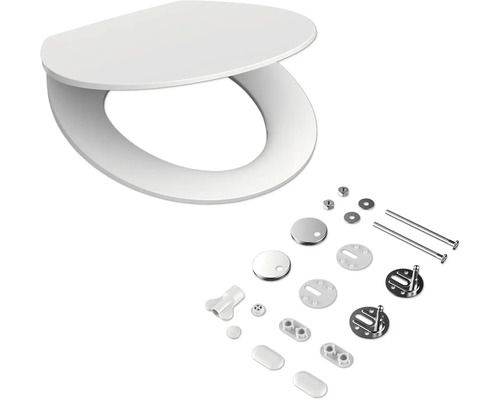 WC sedátko s upevňovacím materiálem