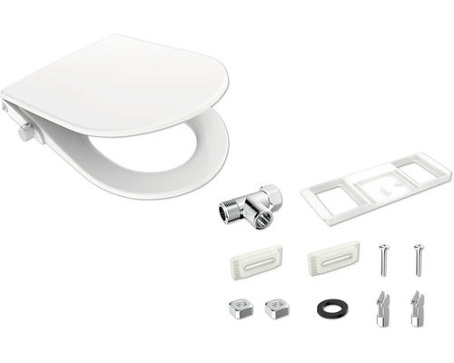 WC sedátko s připojovací armaturou a montážním příslušenstvím