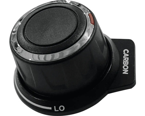 Otočný knoflík pro varnou desku s nápisem Carbon