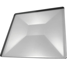 Čtvercová LED stropní vložka s černým rámem