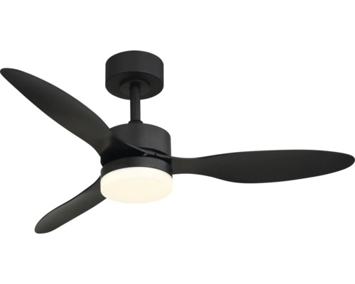 Stropní ventilátor se třemi lopatkami a integrovaným osvětlením