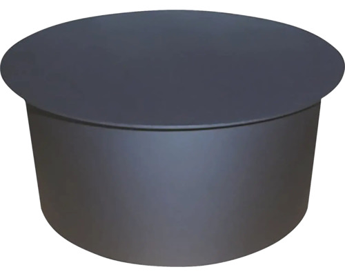 Víčko kouřové 150mm t.1,5mm ČER
