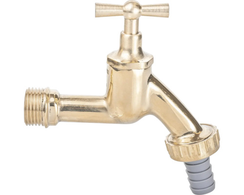 Mosazný vodovodní kohoutek s hadicovou přípojkou