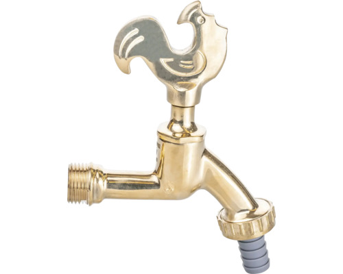 Zahradní kohoutek s kohoutkem ve tvaru kohouta