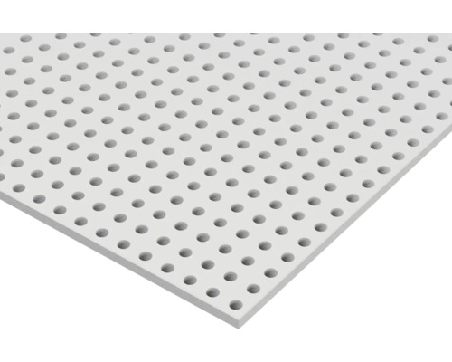 Sádrokartonová děrovaná deska KNAUF Cleaneo přímé kulaté děrování 12/25 R,12,5 x 1200 x 2000 mm