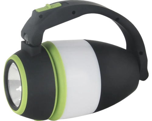 LED stolní lampa HW097 3xAA 0,5 W 150 lm 6500 K černá/zelená - flexibilní rameno Ruční svítilna s rukojetí