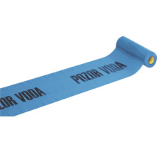 Výstražná páska vodovodního potrubí s nápisem Pozor voda